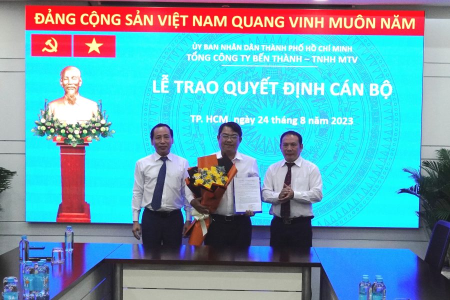 Sở Nội vụ TP. Hồ Chí Minh triển khai quyết định bổ nhiệm Kiểm soát viên chuyên trách Tổng Công ty Bến Thành.