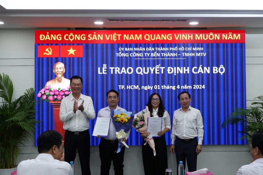 Lễ trao quyết định về công tác chuẩn y Ủy viên, Phó Chủ nhiệm Ủy ban Kiểm tra Đảng ủy Tổng Công ty Bến Thành, nhiệm kỳ 2020 – 2025.